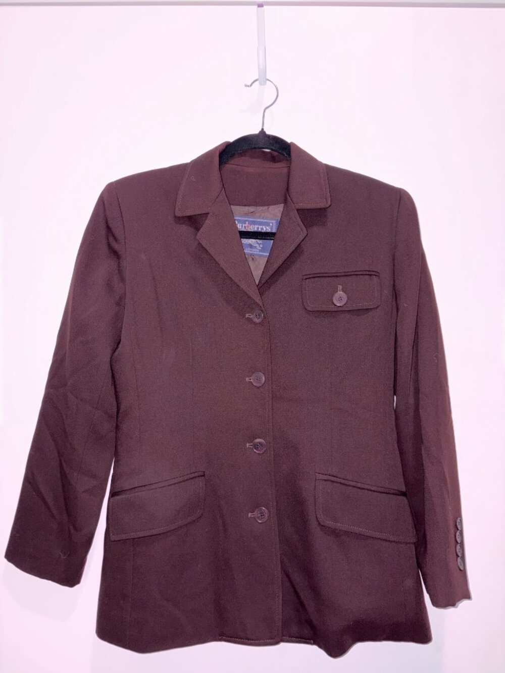 Vintage Burberry Wool Blazer